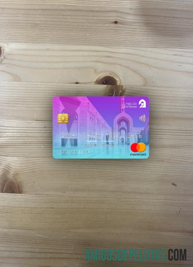 Oman Bank Nizwa Mastercard Photolook Front exemplo